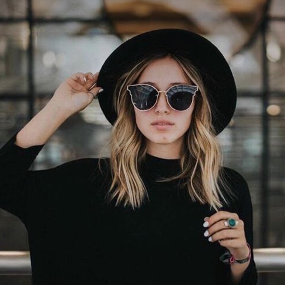 💸SOJOS Cateye Sunglasses Oversized Mirrored Lens💸 - Picture 15 of 16